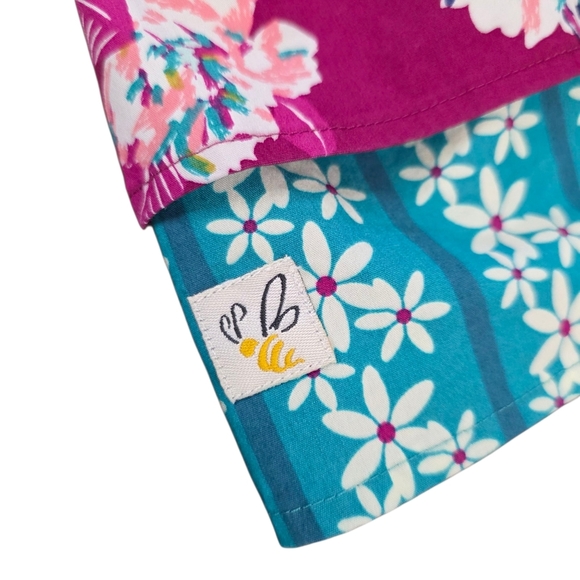 Wildflowers Be Bold Stand Up Girls Ruffle Multicolor Patchwork Jacket  - Size 8 - Picture 7 of 8